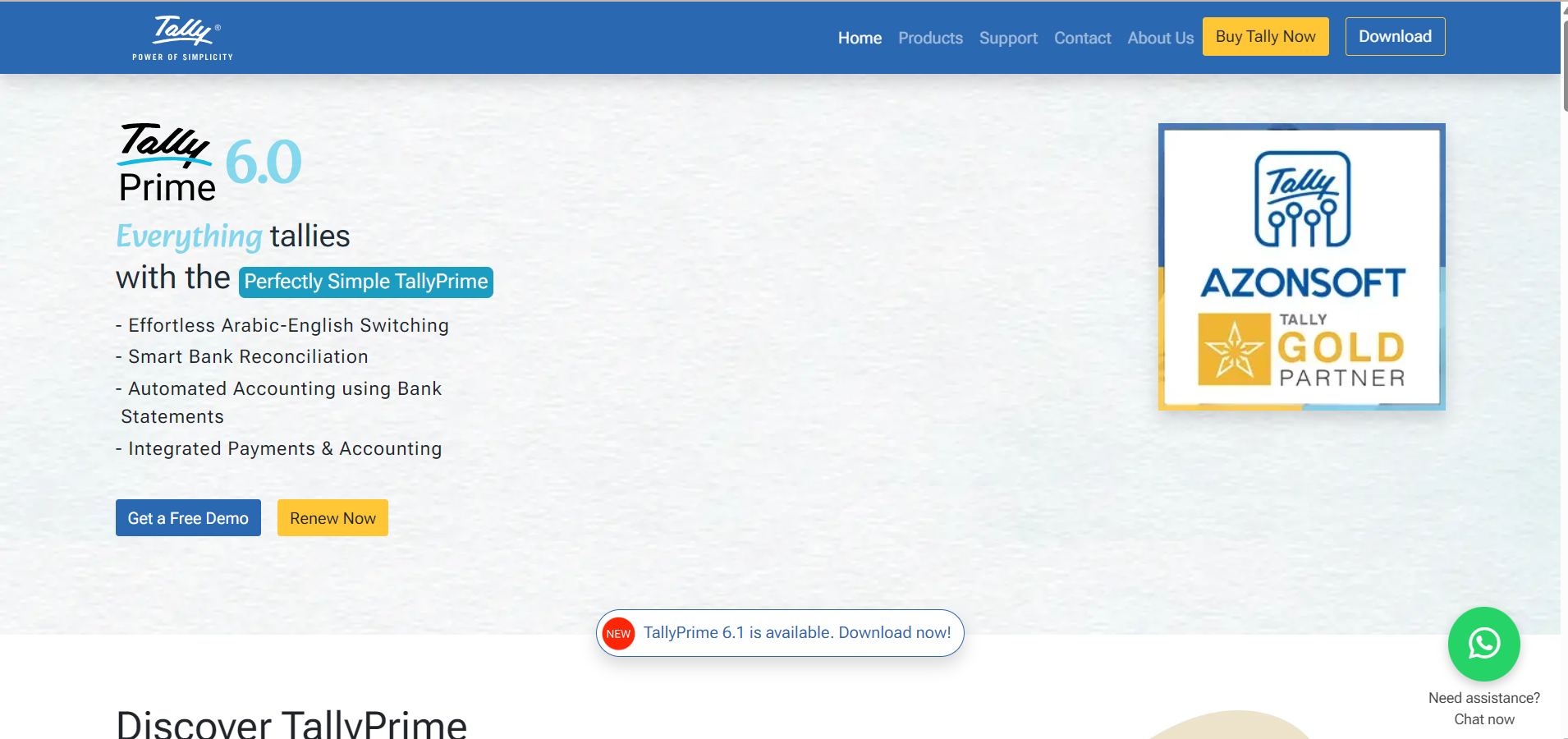 Custom Bootstrap 5 website for an accounting and ERP solutions company, designed by Surur Digital.